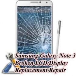 Samsung Galaxy Note 3 N9000 Broken LCD/Display Replacement Repair